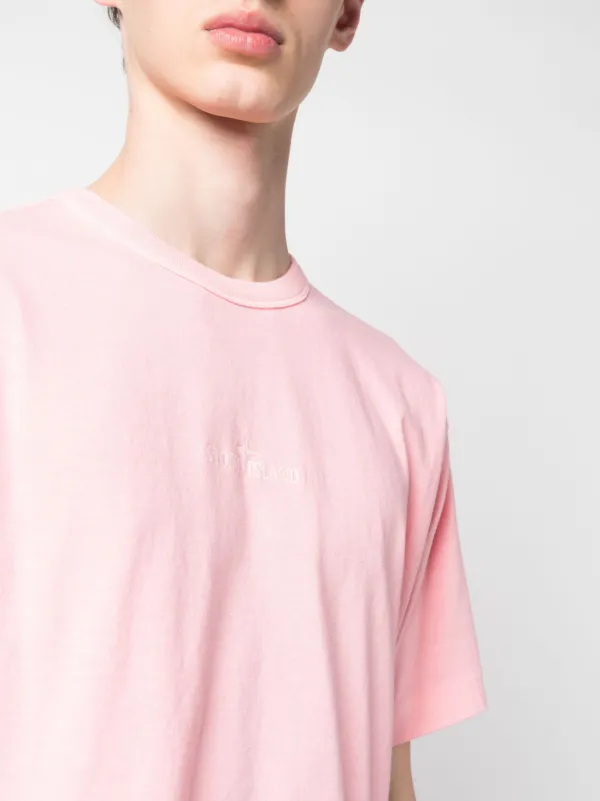 Stone Island ロゴ Tシャツ | ピンク | FARFETCH JP