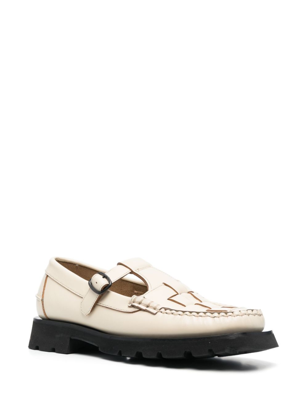 Hereu Loafers met T-bandje - Wit