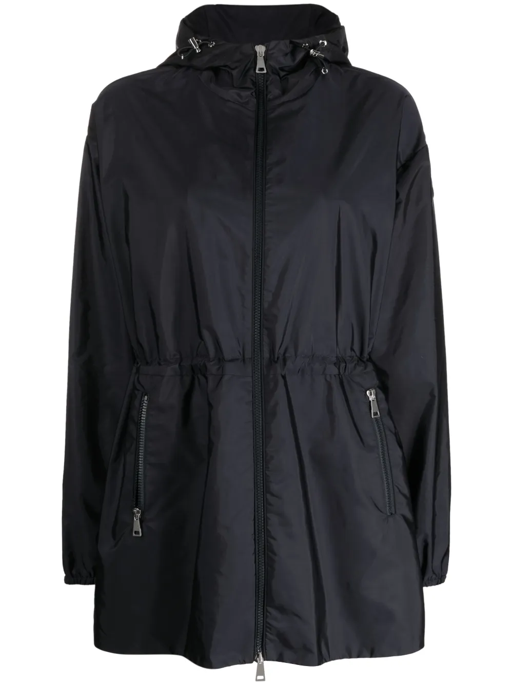 Moncler layered-detail Hooded Rain Coat - Farfetch