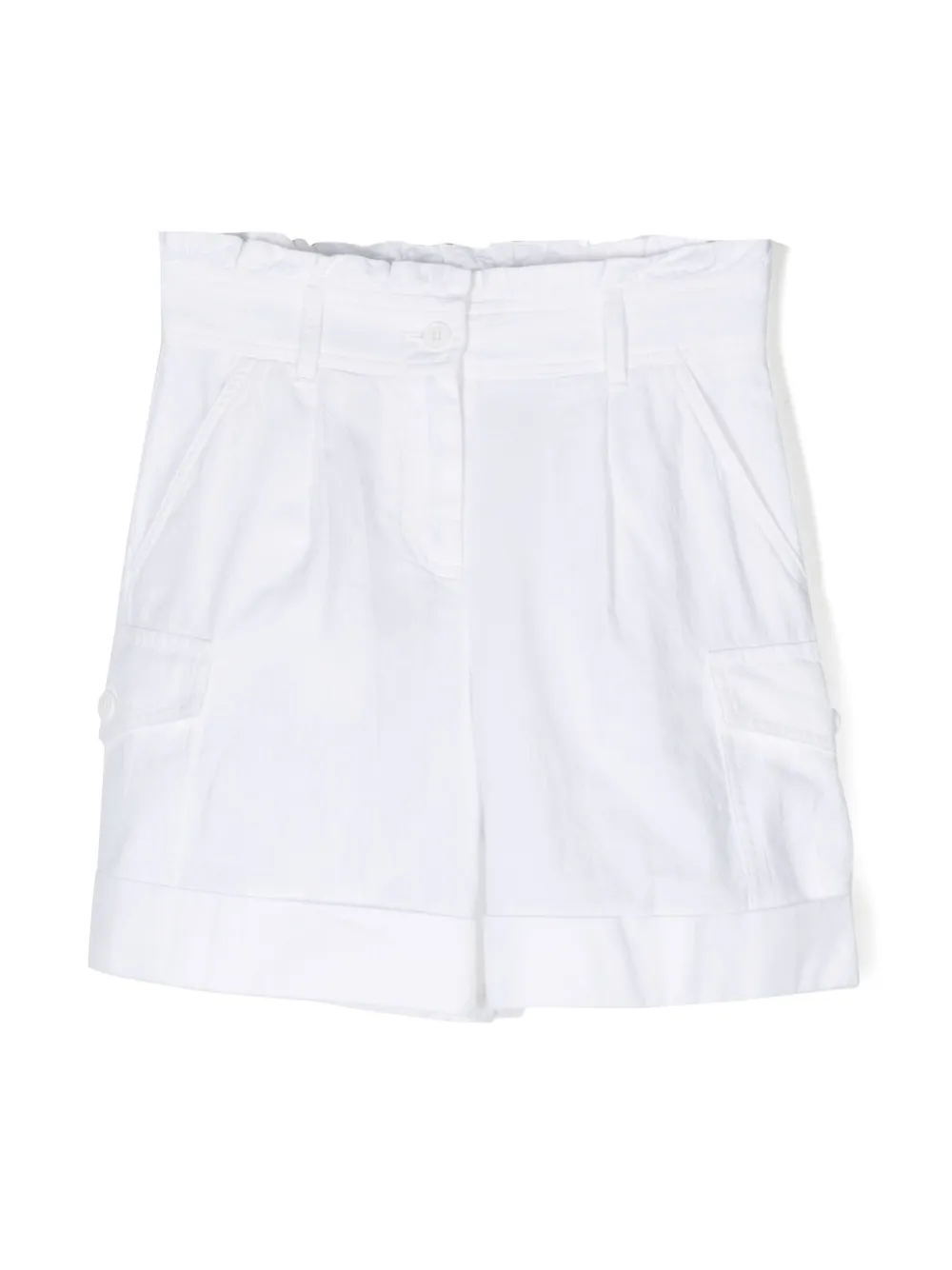 Moncler Enfant Bermuda com modelagem clochard | Branco | Image 1