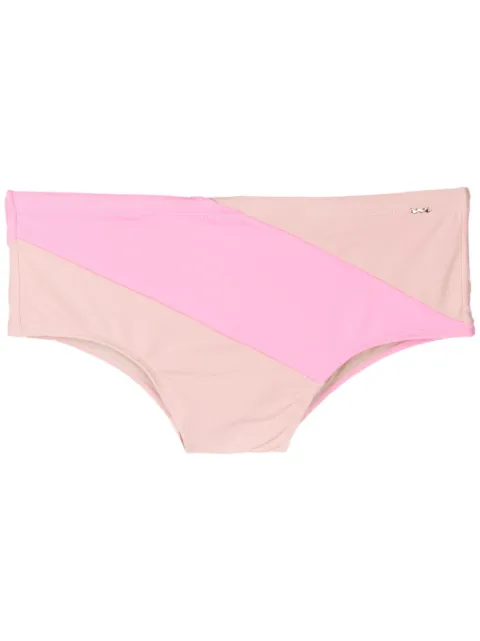 Amir Slama panelled swim trunks