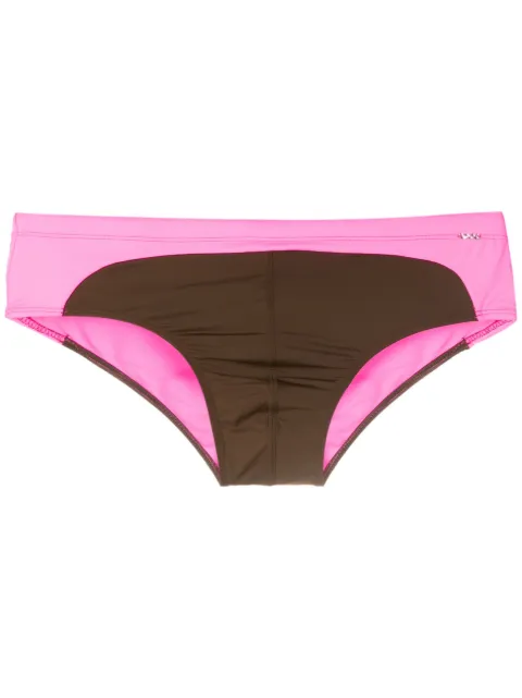 Amir Slama panelled swim trunks