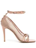 Valentino Garavani Rockstud stiletto sandals - Neutrals