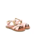 Two Con Me By Pépé ankle-strap leather sandals - Pink