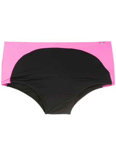 Amir Slama panelled swim trunk