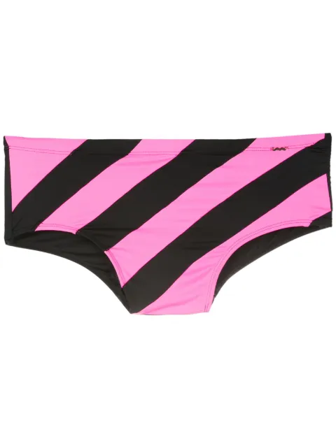 Amir Slama stripe-print swim trunks