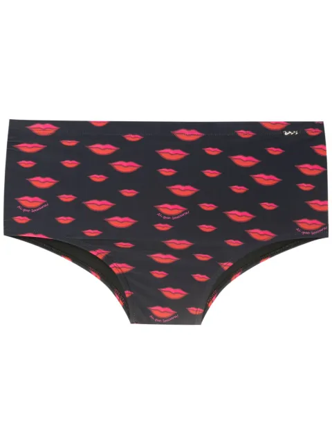 Amir Slama traje de baño con labios estampados