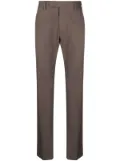 Zegna cotton tailored trousers - Brown