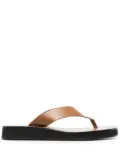 The Row Ginza flip flops - Neutrals