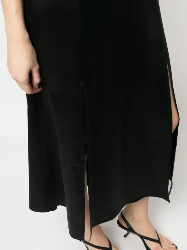 【関税込み】Loulou de Saison ブラック Mina ワンピース LouLou De Saison Mina Dress | Black | FARFETCH JO