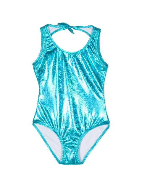 Andorine traje de baño con acabado metalizado