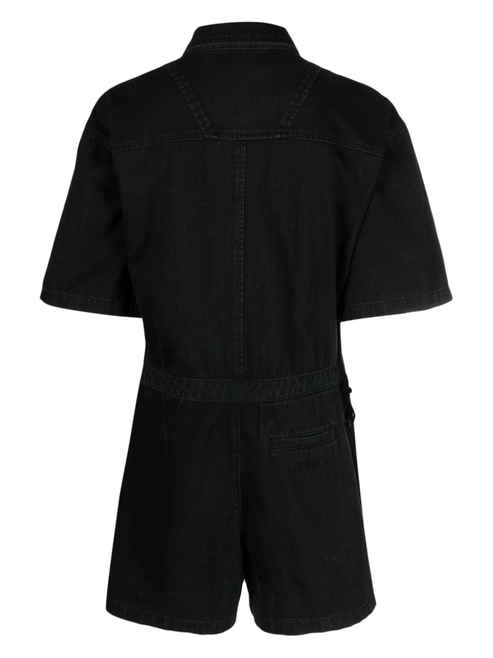 Juun.J Jumpsuit met rits - Zwart