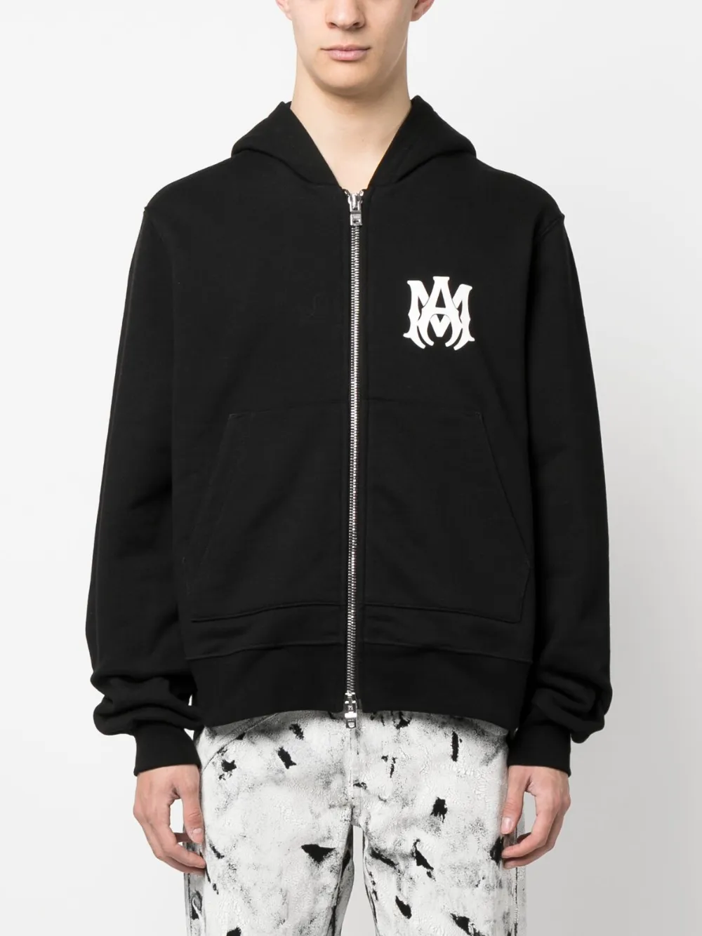 Amiri Hoodie AMI Patch Embroidered Letter Pattern Hooded Sweater main image 0