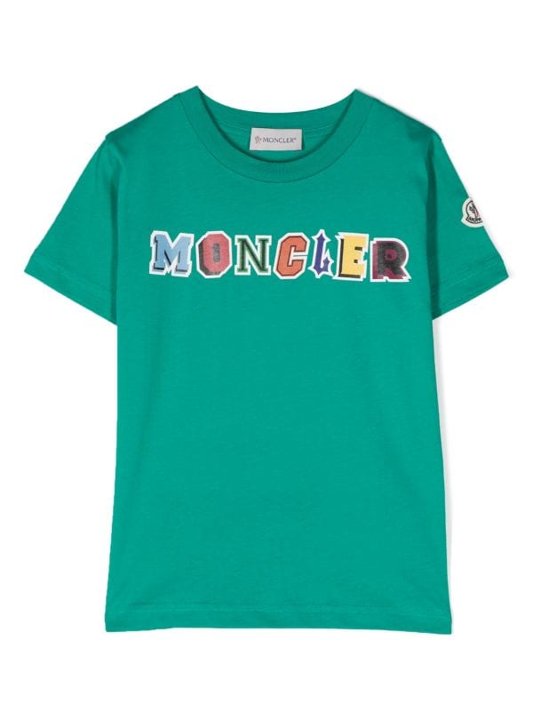 MONCLER ENFANT t-shirt Green for boys