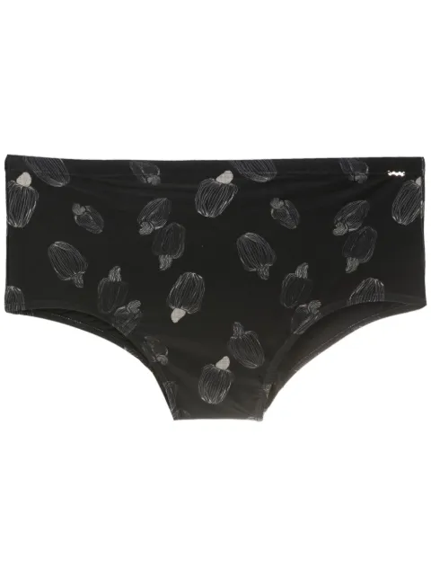 Amir Slama traje de baño con estampado gráfico
