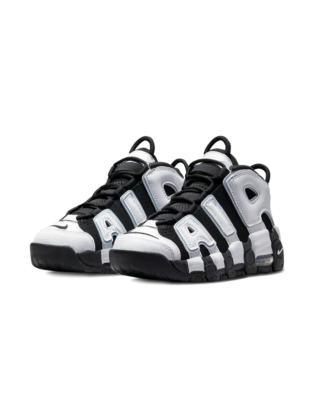Nike Kids Air More Uptempo "Black White Cobalt" sneakers