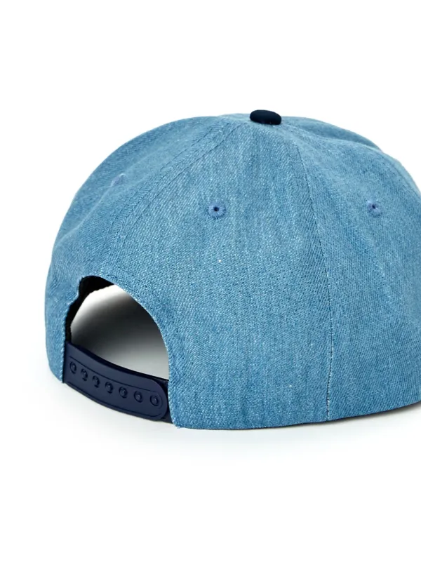 Pleasures embroidered-logo Denim Cap - Farfetch