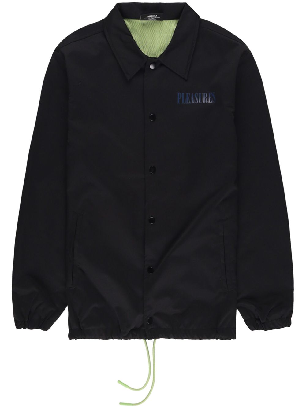 logo-print button-up jacket