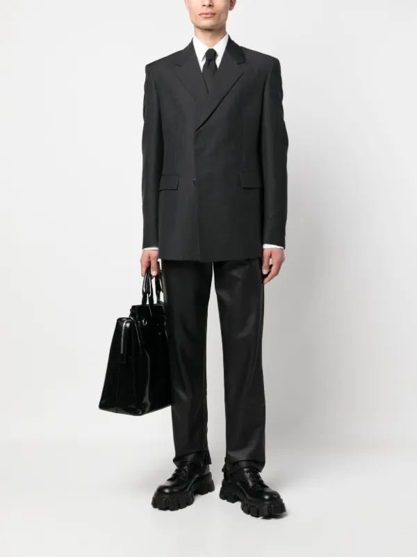 ジャケット Prada Glencheck Blazer Prada Checked Blazer | Blue | FARFETCH