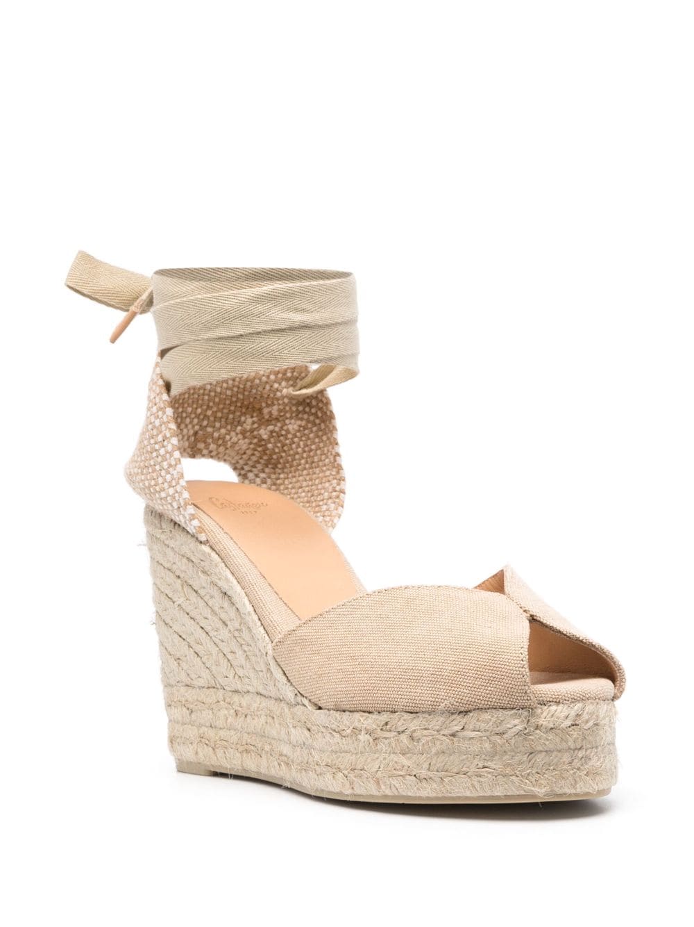 Castañer Espadrilles met open neus - Beige