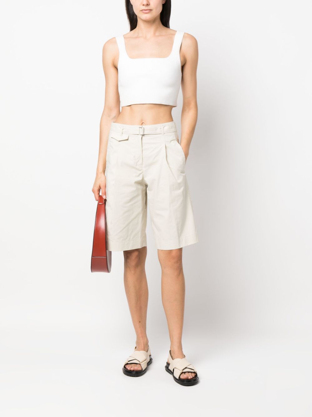 Low Classic High waist shorts - Beige