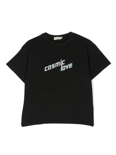 Andorine slogan-print jersey T-shirt
