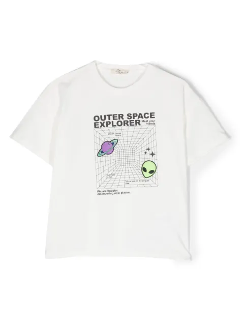Andorine logo-patch short-sleeve T-shirt