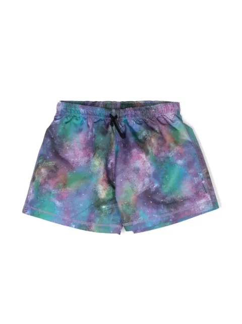 Andorine cosmic-print drawstring swim shorts