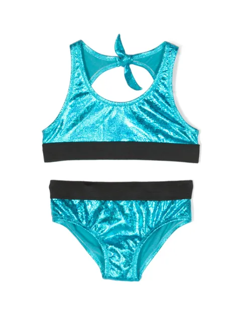 Andorine bikini con acabado metalizado 