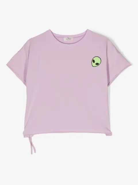 Andorine patch-detail jersey T-shirt