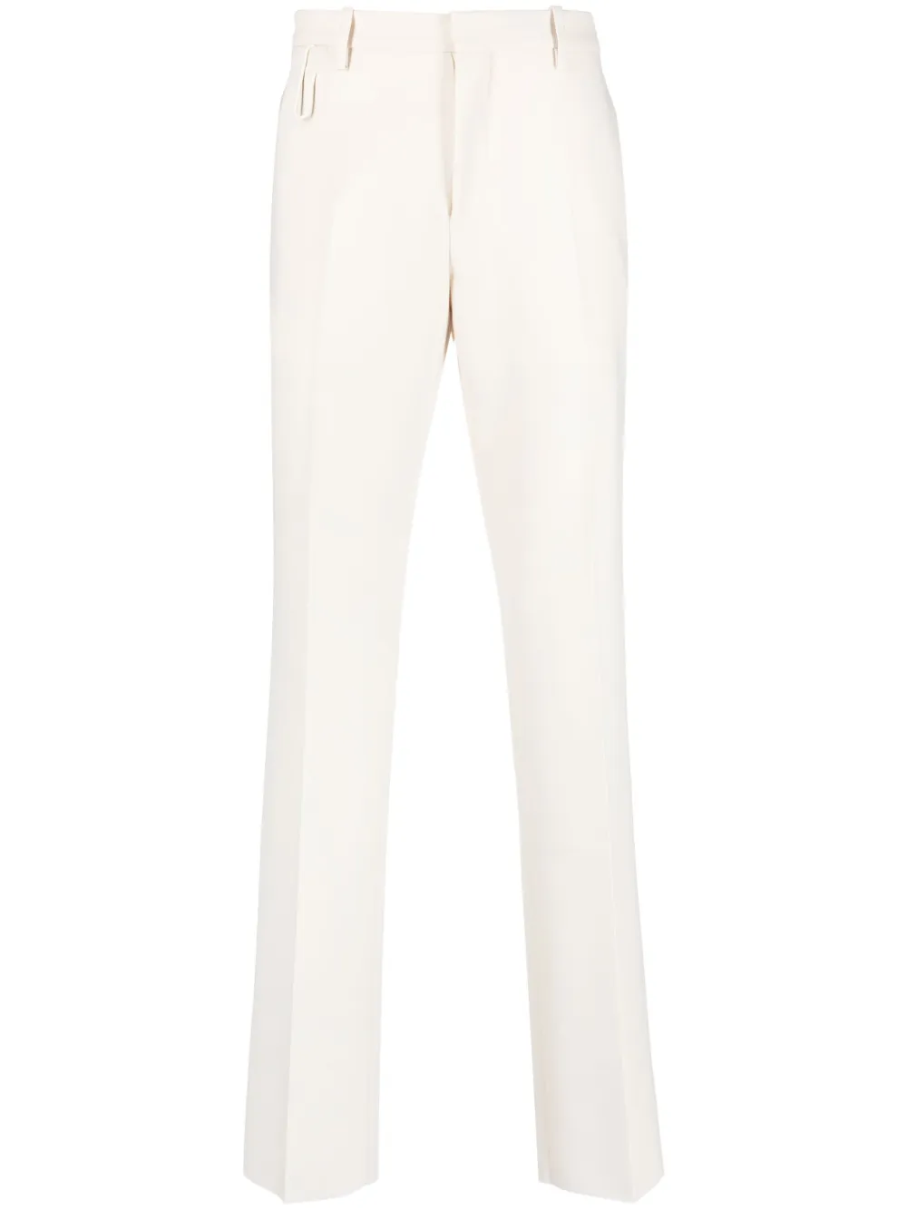 Off-White paperclip-detail straight-leg trousers