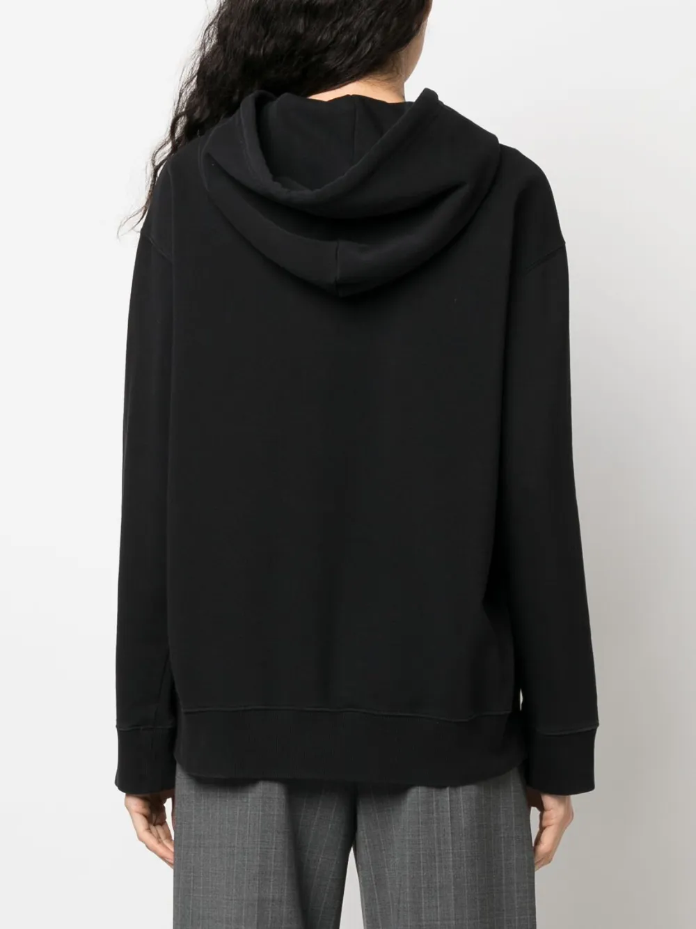 MM6 Maison Margiela ロゴ パーカー | ブラック | FARFETCH JP