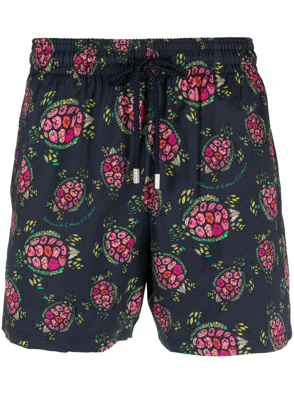 Vilebrequin Graphic print Swim Shorts In Marineblau ModeSens