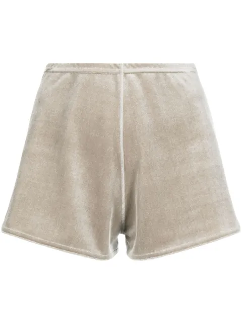 Simone Wild short velvet shorts