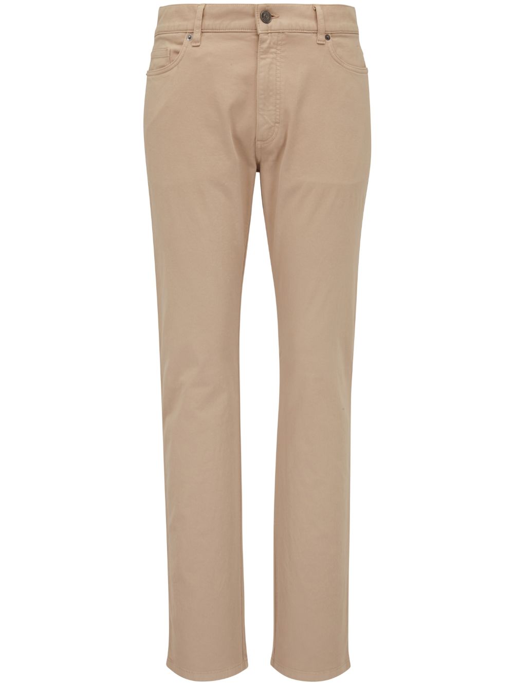 Zegna slim-cut leg trousers - Neutrals