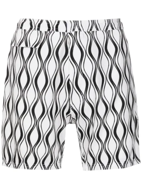 Amir Slama two-tone print shorts