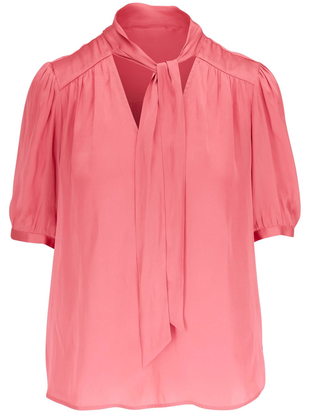 PAIGE Flared cut-out Detailed Blouse - Farfetch