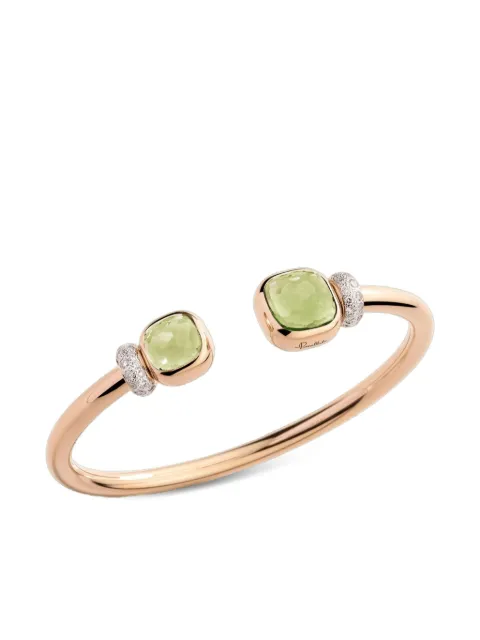Pomellato 18K Rose Gold Nudo multi-stone bracelet
