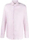 Canali long-sleeve buttoned shirt - Pink