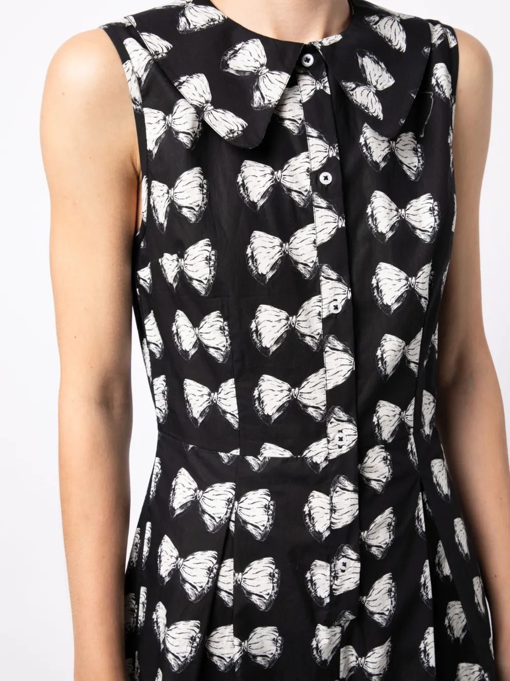 Batsheva bowprint Cotton Jumpsuit Farfetch