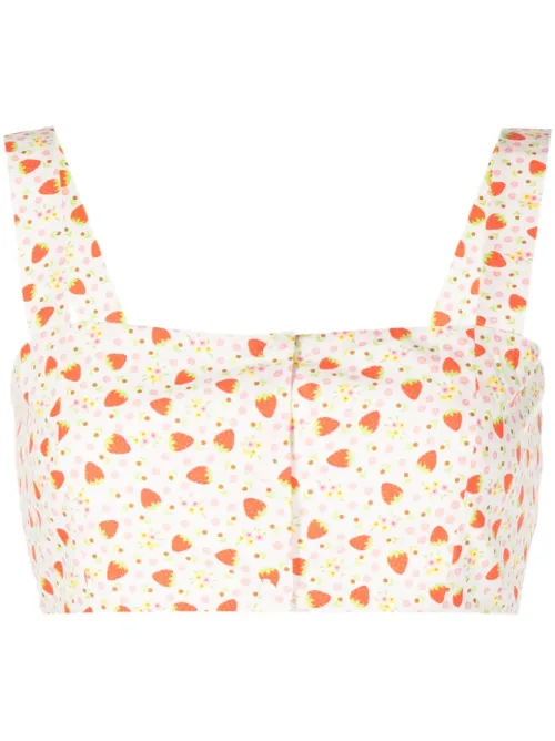 Blouse imprimée à bretelles - Batsheva - Modalova