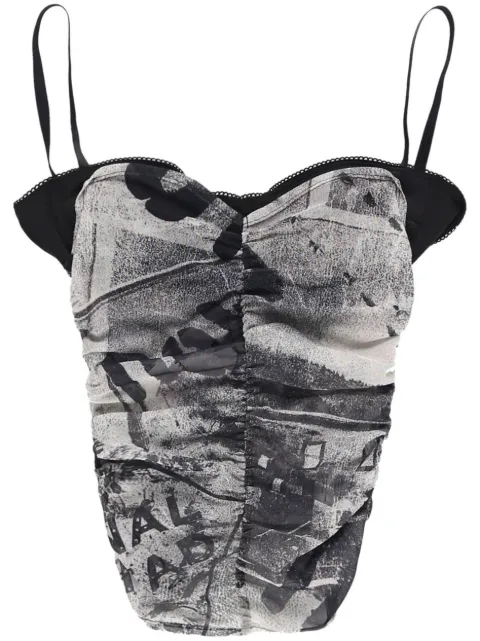 Miaou Renzo Tube semi-sheer top