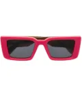Off-White Eyewear Savannah two-tone sunglasses - Pink