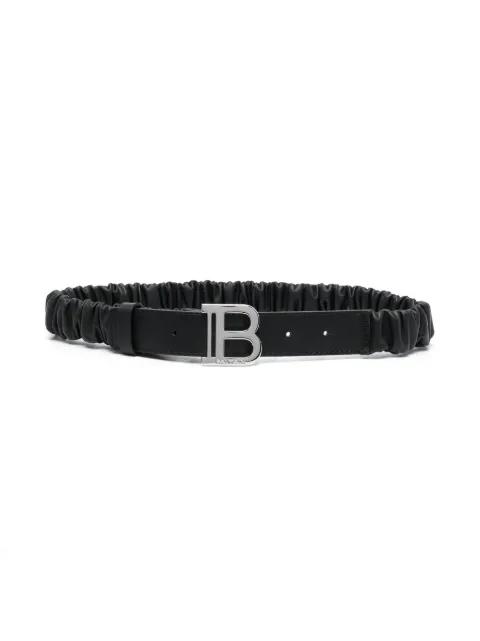 Balmain Kids cinturón con hebilla del logo
