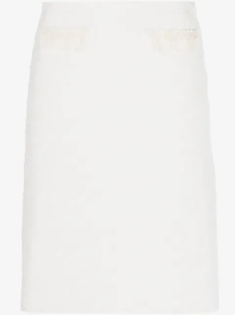 Lanvin high-waisted straight skirt