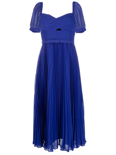 Self-Portrait sweetheart-neck dress