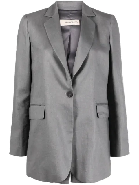 Blanca Vita single-breasted long-sleeve blazer