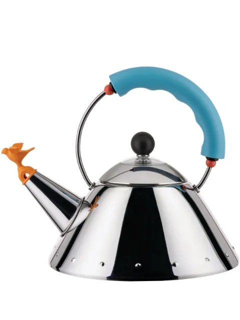 Alessi Bird metallic-effect kettle