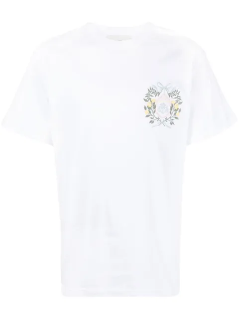 MOUTY T-Shirt mit Logo-Stickerei