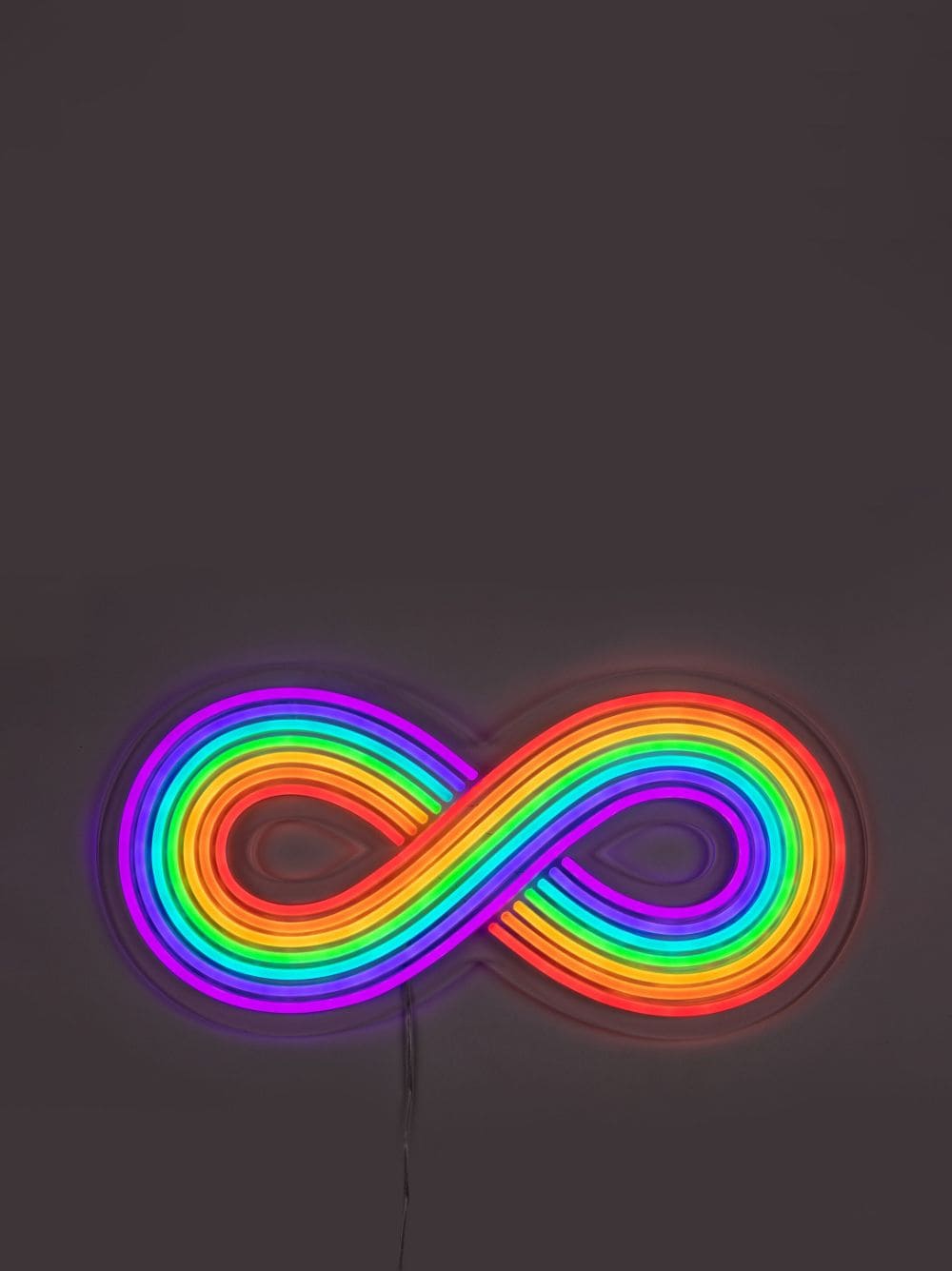 Shop Seletti Rainbow Revolution Led Lamp In Multicolour